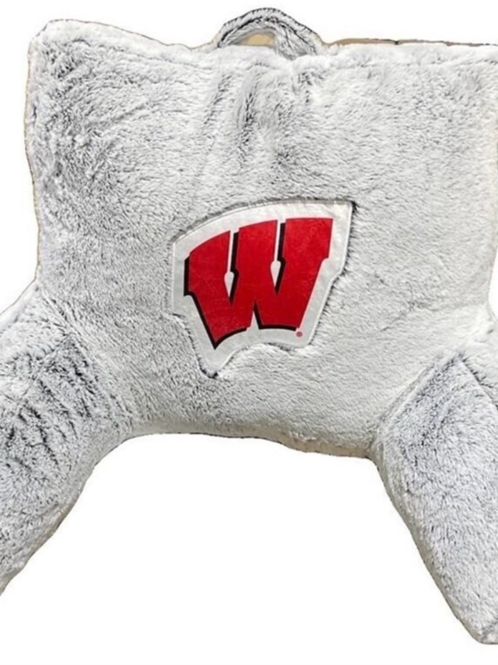NWT! Official NCAA WISCONSIN BADGERS PLUSH BACKREST PILLOW